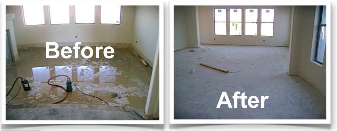 A1B Before After water damage